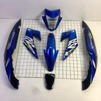 ราคา ชุดสีแฟริ่งรถsonic125 โซนิคตัวใหม่ สีน้ำเงินดำ ปี2004max 7ชิ้น พร้อมติดสติ๊กเกอร์ (9157437234)