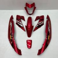 ราคา ชุดสี แฟริ่ง Sonic 125 โซนิคตัวใหม่ สีแดงแก้ว จำนวน7ชิ้นพร้อมติดลายสติ๊กเกอร์ (15606697406)