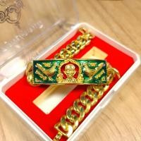 ราคา ใส่ทั้งชาติก็ไม่ลอก เลสหลวงพ่อรวย รุ่น รวยปลดหนี้ ปี 62 ขนาด4บาท เนื้อ ทองเหลืองแท้ ไม่ใช่งานชุบ (4166324716)