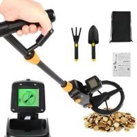 ราคา เครื่องตรวจจับโลหะสำหรับเด็กเครื่องตรวจจับโลหะเครื่องตรวจจับโลหะเหล็กกันน้ำพร้อมจอ LCD และตัวบอกเสียงเครื่องตรวจจับโลหะเซนซิทีฟโลหะเครื่องตรวจจับสูงที่ปรับได้รวมถึงพลั่วคราดและเป้ (17155716664)
