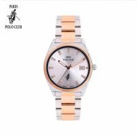 ราคา PPC DA13 นาฬิกาข้อมือผู้หญิง นาฬิกา หรูหรา แฟชั่น กันน้ำได้ ประกันสินค้า 1 ปี แบรนด์ ปารีสโปโลคลับ สายสแตนเลส สายข้อมือขนาด 18 mm (22463297913)