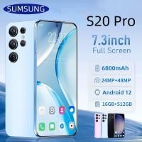 ราคา SUMSUNG S20 Proสมาร์ทโฟนRAM 16GB ROM 512GBหน้าจอขนาดใหญ่7 3นิ้วโทรศัพท์นักเรียนกล้องHDโทรศัพท์Android 6800MAhอายุการใช้งานแบตเตอรี่ยาวนานโทรศัพท์ (21203681845)