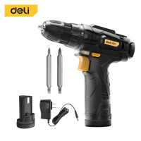 ราคา Deli สว่านไร้สาย สว่านไฟฟ้าไร้สาย สว่านไฟฟ้า 12V สว่านกระแทกไร้สาย 2ระบบ สว่านเจาะปูนไร้สาย 1500mAh สว่านเจาะปูน สว่าน Electric Drill (8122820119)