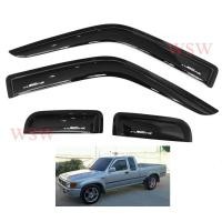 ราคา กันสาดไมตี้ แค็บ โตโยต้า ไมตี้เอ็กซ์ Toyota Hilux Mighty X 2 ประตูแคป รถแคป กันสาด กันฝน กันสาดประตู กันลม กันแดด สี ดำ ดำเข้ม ดำทึบ 2 Doors cab ราคาส่ง ราคาถูก ราคาโรงงาน (598046871)