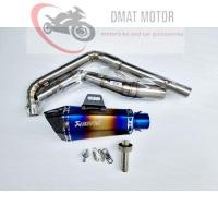 ราคา Sale คอท่อ งานแสตนเลส สำหรับ CBR150R ปี 2019 ขึ้นไป พร้อมปลายท่อ Akapovic Shorty มีหู งานดีมาก (21239884647)