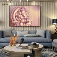 ราคา พระพิฆเนศผ้าใบวาดภาพเทพเจ้าฮินดูคลาสสิกศิลปะบนผนังผืนผ้าใบภาพวาดบนผืนผ้าใบและภาพพิมพ์ศาสนาฮินดูภาพตกแต่งการตกแต่งบ้าน ภาพวาดและการประดิษฐ์ตัวอักษร1ชิ้นภายในกรอบหรือไร้กรอบ ภาพวาดผ้าใบและกรอบทั้งหมดสาม