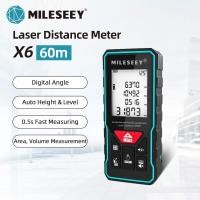 ราคา Mileseey เลเชอร์วัดระยะ X5 X6 เครื่องวัดระยะด้วยเลเซอร์ 40M 60M 100M สำหรับวัดระยะทาง พื้นที่ ปริมาตร เครื่องมือวัดเลเซอร์ Bubble Mute เครื่องวัดระยะเลเซอร์อัจฉริยะ (17269347168)
