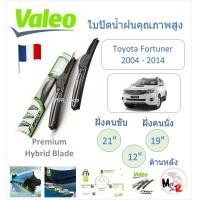 ราคา Valeo ใบปัดน้ำฝน คุณภาพสูง Hybrid ก้านพลาสติก Toyota Fortuner 2004 2014 แบรนด์ฝรั่งเศส (22414981529)