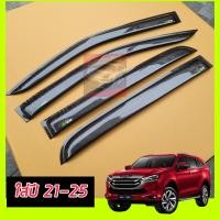 ราคา กันสาด กันสาดรถยนต์ คิ้วกันสาด ISUZU MU X 21 22 23 24 25 งานแคปล่า คาร์บอน กันสาดเรียว ลู่ลม โลโก้ MU X RS โลโก้สีเขียว RS ตัวล่าสุด ใส่ได้ MU X 21 ล่าสุด งานฝีมือคนไทย (22790610464)
