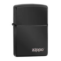 ราคา 24756ZL Zippo Ebony Black with Logo ของแท้ Empty Zippo Lighter without Fuel ไฟแช็กเปล่าไม่มีเชื้อเพลิง (1358272629)