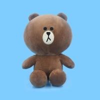 ราคา Icc toy ตุ๊กตาหนานุ่ม Line Friends หมีสีน้ำตาลหมีโคนีน่ารักๆการ์ตูนตกแต่งห้องคู่ตุ๊กตายัดไส้หมอนตุ๊กตาของขวัญวันเกิดเด็กเล็กเด็กผู้หญิงคริสต์มาส (18301870759)