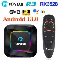 ราคา VONTAR กล่องทีวี Android R3 13ร็อคชิป RK3528 Quad Core Cortex A53 4G 32G รองรับ8K กล่องสมาร์ททีวี Wifi6วีดิโอบีที2GB16GB 64GB 128G กล่องทีวี (22646270519)