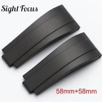 ราคา สายนาฬิกาข้อมือยาง Fluo FKM เกรดซูเปอร์เกรด20มม สำหรับสาย Rolex Submariner GMT SEAMARSTER Yacht Master Oysterflex Rolex (18642019106)