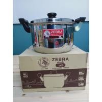 ราคา หม้อหุงต้ม ม้าลาย Zebra Carry ตราหัวม้าลาย หม้อแกง มีหู ทนทาน หม้อสแตนเลส ตราหัวม้าลาย (14762963157)