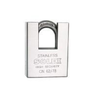 ราคา Solex กุญแจล็อคโกดัง กุญแจคล้อง รุ่น CN 62 78 ตัวเสื้อแสตนเลส 304 (16994009975)