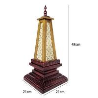 ราคา โคมไฟพีระมิด โคมไฟหัวเตียง โคมไฟตั้งโต๊ะ มีหลายสีหลายสไตล์ ประดับบ้านเรือน รีสอร์ท ร้านสปา โรงแรม (21636692564)