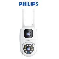 ราคา PHILIPS กล้องวงจรปิด หน้าจอคู่ 8MP กล้องวงจรปิด wifi โทรสองทาง กันน้ํา มองเห็นกลางคืน สี ติดตามมือถือ AI Home (23309611386)