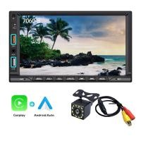 ราคา FKTP กล้องฟรี จอรถยนต์ 2Din ขนาด 7 นิ้ว MP5 รองรับ Carplay Android Auto โทรผ่านบลูทูธ 7060 Carplay วิทยุเครื่องเสียงรถยนต์ (23047205670)