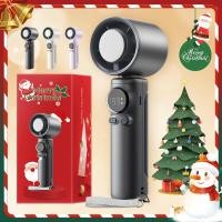 ราคา YOTEX คริสต์มาส เท่านั้น พัดลมมือถือ ความเร็วลม 1 199 ชาร์จพัดลม แบบพกพากลางแจ้ง จอแสดงผลดิจิตอล พัดลมความเร็วสูง (23269741166)