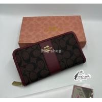 ราคา กระเป๋าเงิน กระเป๋าสตางค์ กระเป๋าคุณผู้หญิง ใบยาว ขนาด 7 นิ้ว พร้อมส่ง งานสวยมาก (21535454009)