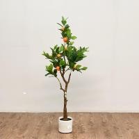 ราคา ต้นส้ม ต้นไม้ปลอมสเหมือนจริง ต้นไม้มงคล โดนแดด โดนฝนได้ พร้อมส่งจากไทย plant OG (23103801164)