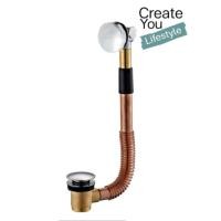 ราคา สะดืออ่างอาบน้ำทองแดง แบบPop up BH AC1200 Donmark สะดือสำหรับอ่างอาบน้ำ (21058938574)