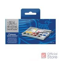 ราคา Winsor Newton สีน้ำ ชุดสีน้ำก้อนคอทแมน 12 สี HALF PAN 0390640 จำนวน 1 ชุด (8151484236)