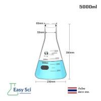 ราคา ขวดชมพู่ ขวดรูปชมพู่ Erlenmeyer flask 50ml 100ml 250ml 500ml 1000ml 2000ml อุปกรณ์วิทยาศาสตร์ (21762631622)