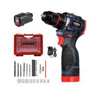 ราคา สว่านไร้สาย masaru 2 ระบบ SCD 110 18V ระดับแรงบิด 23 ระดับ งานเจาะ งานสกรู ไฟ แบตเตอรี่ลิเทียม LED Brushless เจาะกระแทก (23221372406)