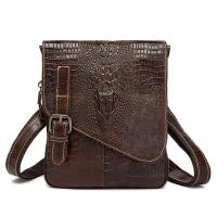 ราคา EDERN ย้อนยุคลายจระเข้กระเป๋าสะพายสำหรับผู้ชายหนังแท้กระเป๋าเมสเซนเจอร์แฟชั่นหนังวัวผู้ชาย Fanny Pack โทรศัพท์กระเป๋าเข็มขัด (16423177884)