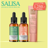 ราคา SALISA Ultimate Defense Trio Serum สิว ฝ้า Sunscreen (23206239851)