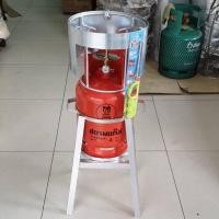 ราคา ถังแก๊สเปล่า ปิคนิค 4 กก ครบชุด พร้อมหัวเตา บังลม และขาตั้ง ยี่ห้อ สยามแก๊ส แถมฟรี ปืนจุด ไม่รวมแก๊ส สามารถนำไปเติมแก๊ส แล้วใช้งานได้ (9011621892)