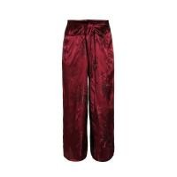 ราคา กางเกงแพรแท้รุ่นเอวปล่อย กางเกงผ้าแพรจีนโบราณ สีแดงเลือดหมู (7659356)