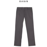 ราคา OASIS กางเกงชิโน กางเกงขายาว ชาย กางเกงผู้ชาย กางเกงทำงานชาย ผ้าคอตตอนสแปนเด็กซ์ รุ่น MCHT 4204 สีเบจ ดำ เทาดำ เขียวขี้ม้า (22775715104)