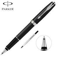 ราคา ปากกา PARKER sonnet rollerballMatte Black Lacquer with GOLD Trim Fine Point Black Ink Refill (680348716)