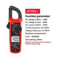 ราคา UNI T Digital Clamp Meter True RMS UT202A UT204 AC DC เครื่องทดสอบแรงดันไฟฟ้า Clamp Multimeter ความต้านทานความถี่ Capacitance Meter (15894485664)
