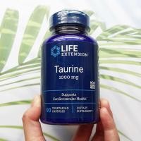 ราคา ทอรีน Taurine 1000 mg 90 Veggie Capsules Life Extension (7503645275)