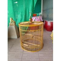 ราคา กรงนกบินหลาหวายเทียมทรงกลม บินหลา ขนาดกว้าง 20นิ้ว สูง 22 นิ้ว ซีไม้ไผ่ งานโปร่งสวย พร้อมหัวตะขอใหญ่ (21256878332)