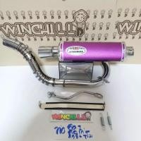 ราคา ท่อสูตร ท่อโยชิ Click110i Clickเก่า Scoopy Scoopy i Zoomer x ท่อz ท่อโยชิมูระ ท่อรถมอไซค์ สีม่วง (8472448131)