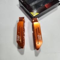 ราคา ZERN8 1 พักเท้าหลัง GIORNO สีส้ม งานCNC อะไหล่แต่งจีออโน่ (23210714318)
