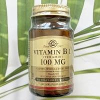 ราคา วิตามินบี Vitamin B 1 100 mg 100 Vegetable Capsules Solgar (13702933388)