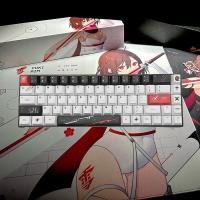 ราคา Trend Yuki Aim Key Cap with Japanese Root Large Column Thickening 134 Key PBT Original Height Sublimation Process (23181487192)
