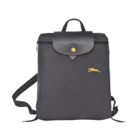 ราคา Longchamp กระเป๋าเป้สะพายหลังของผู้หญิงขาตั้งกล้องชุด LE PLIAGE สีเขียวปี70th พับได้กันน้ำไนลอนผ้าฝาพับหนังกระดุมกระเป๋าเป้กันขโมย (21658254626)