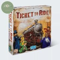 ราคา Ticket to Ride Board Game ภาษาอังกฤษ บอร์ดเกม เกมต่อรถไฟ PP702 (22466338310)