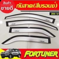 ราคา กันสาด คิ้วกันสาด คิ้ว คิ้วประตู สีบรอนเงิน Toyota Fortuner 2005 2014 ใส่ร่วมกันได้ A (21538917835)