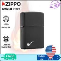 ราคา Zippo Pipe Lighter Zippo Pipe Black Matte Lighter Zippo 218PLสีดําด้าน ไฟแช็กไม่มีเชื้อเพลิงภายใน (12178544610)