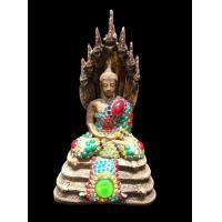 ราคา พระพุทธรูปปางนาคปรก สมเด็จโตกรุวังหน้าประดับพลอย หน้าตัก5นิ้ว เนื้อปูนเก่าโบราณสินค้าเลือกสุ่มให้นะคะ (13096064355)