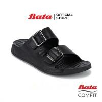 ราคา Bata บาจา รองเท้าแตะลำลองเพื่อสุขภาพแบบสวม สำหรับผู้ชาย สีดำ 8016144 สีน้ำตาล 8014144 (22780501767)