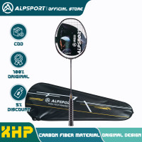 ราคา Alp XHP 2 pcs racket professional badminton racket set 100 full carbon badminton racket 6U 72g 30lbs 100 badminton original rocket badminton (18947567346)