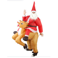 ราคา ชุดมาสคอตเป่าลม ชุดซานตาคลอสเป่าลม ซานตาตลอสขี่กวางเป่าลม ต้นคริสต์มาส ตุ๊กตาหิมะเป่าลม ชุดแฟนซีวันคริสต์มาส มาสคอตซานตาคลอส (16398392684)